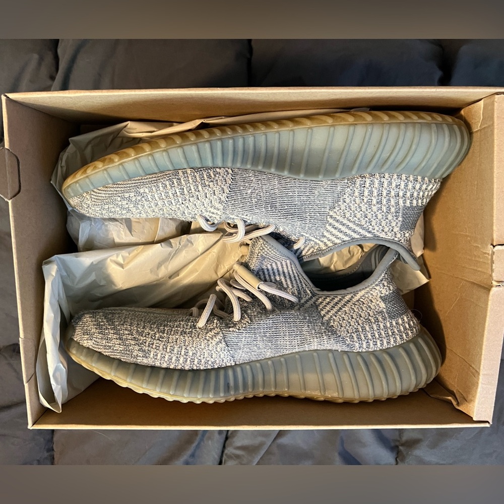 Yeezy Boost V2 Knit Sneakers with Translucent Sole